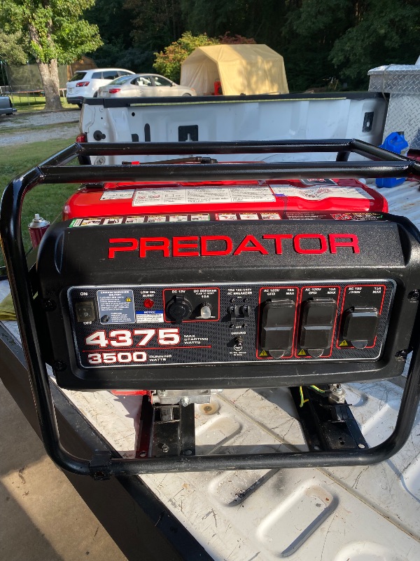 Predator 4375 generator