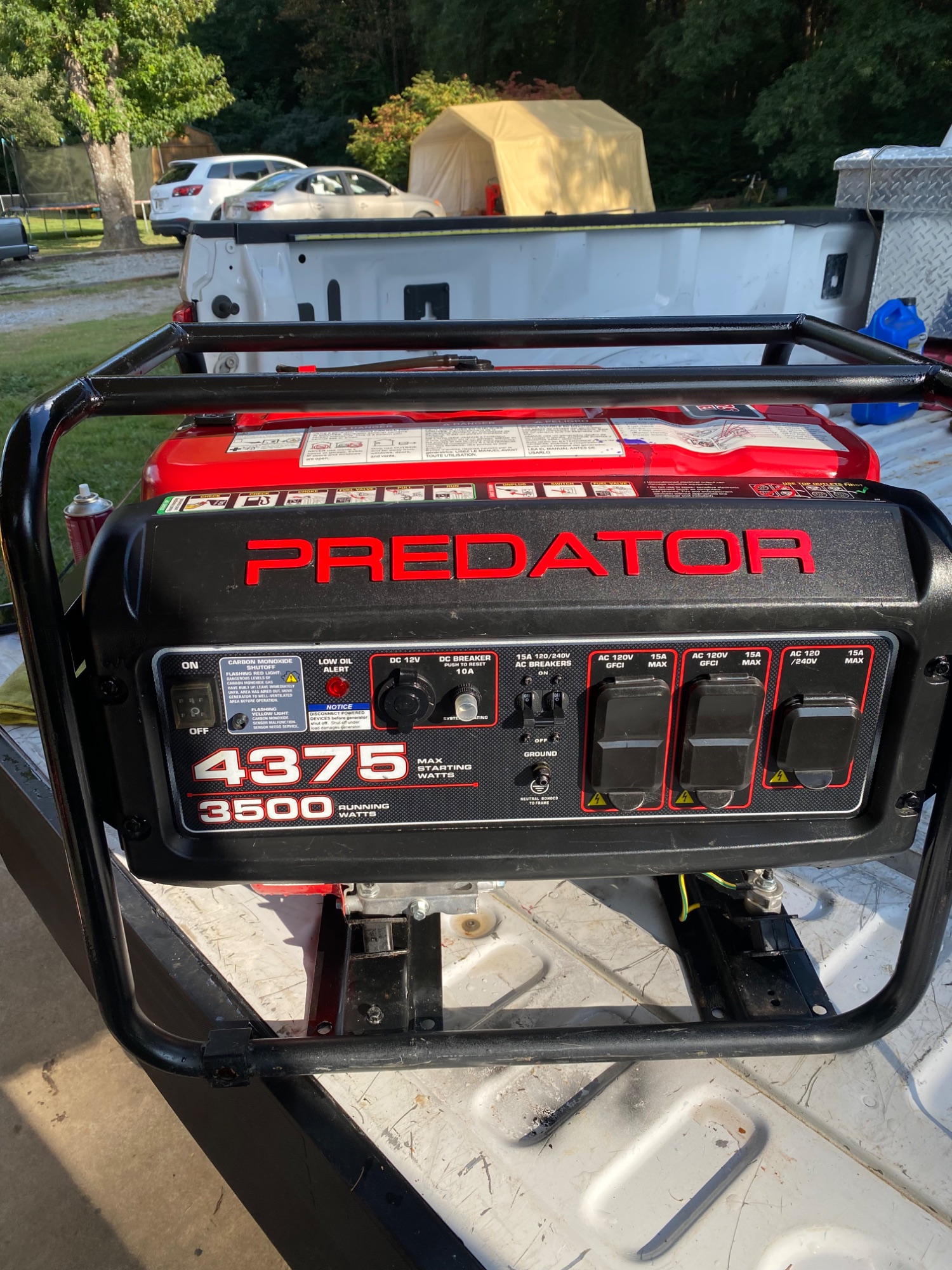 Predator 4375 generator